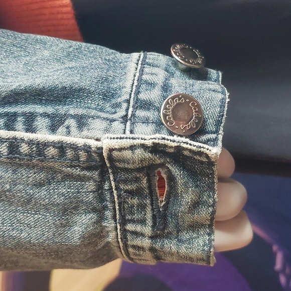 Vintage Zip Denim Cabela's Momcore Jean Jacket 2X XXL - Picture 6 of 12